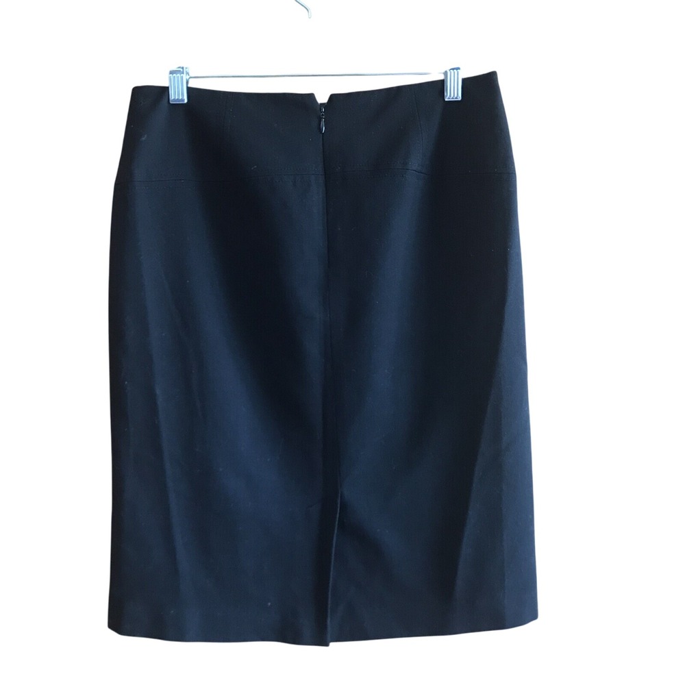 Apt 9 Black Straight Skirt With Kick Split In The Back Size 6‎ Lined